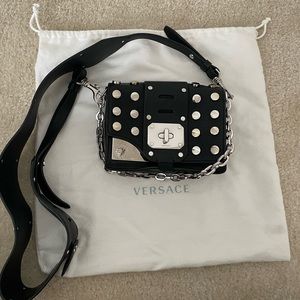 Authentic Versace Black crossbody bag